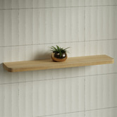 Timberline Splice Curved Bathroom Shelf