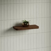 Timberline Splice Curved Bathroom Shelf