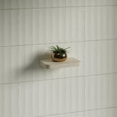 Timberline Splice Curved Bathroom Shelf
