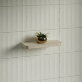 Timberline Splice Curved Bathroom Shelf
