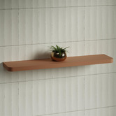 Timberline Splice Curved Bathroom Shelf