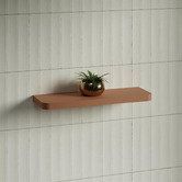 Timberline Splice Curved Bathroom Shelf