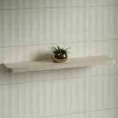Timberline Splice Curved Bathroom Shelf