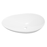 Timberline Fleur 630mm Gloss White Organic Ceramic Above Counter Basin