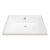 Timberline 530mm Rectangular Ceramic Undermount Basin with Overflow