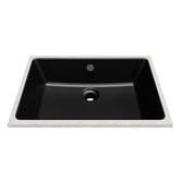 Timberline 530mm Rectangular Ceramic Undermount Basin with Overflow