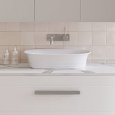 Timberline Bonnie 560mm Oval Ceramic Above Counter Basin