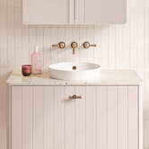 Timberline Henry 360mm Gloss White Above Counter Basin