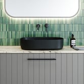 Timberline Myrtle 550mm Oval Ceramic Above Counter Basin