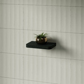 Timberline Splice Curved Bathroom Shelf