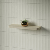 Timberline Splice Curved Bathroom Shelf