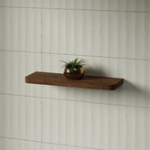 Timberline Splice Curved Bathroom Shelf