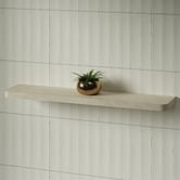 Timberline Splice Curved Bathroom Shelf