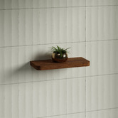 Timberline Splice Curved Bathroom Shelf