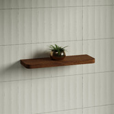 Timberline Splice Curved Bathroom Shelf