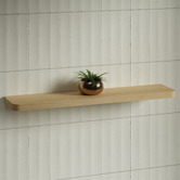 Timberline Splice Curved Bathroom Shelf