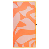 Beach Life Crescent Head Orange &amp; Tan Calliope Sand-Free Beach Towel