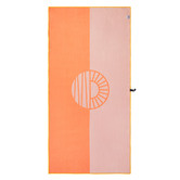 Beach Life Crescent Head Orange &amp; Tan Calliope Sand-Free Beach Towel