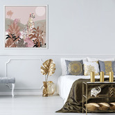 Art Prints Unique Bungalow Town Printed Wall Art