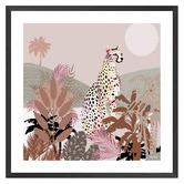 Art Prints Unique Bungalow Town Printed Wall Art