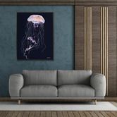Art Prints Unique Jelly Fish Printed Wall Art