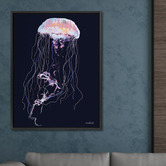 Art Prints Unique Jelly Fish Printed Wall Art