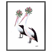 Art Prints Unique Pelican Summer Printed Wall Art