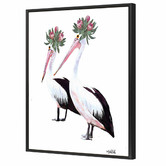 Art Prints Unique Pelican Summer Printed Wall Art