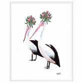 Art Prints Unique Pelican Summer Printed Wall Art
