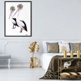 Art Prints Unique Pelican Summer Printed Wall Art