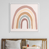 Art Prints Unique Blush Rainbow Printed Wall Art