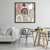 Art Prints Unique Town Square Printed Wall Art