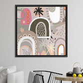 Art Prints Unique Town Square Printed Wall Art