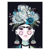 Art Prints Unique Aqua Frida Printed Wall Art