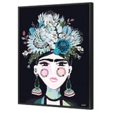 Art Prints Unique Aqua Frida Printed Wall Art