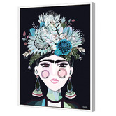 Art Prints Unique Aqua Frida Printed Wall Art