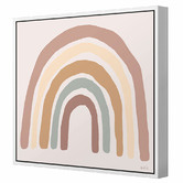 Art Prints Unique Blush Rainbow Printed Wall Art