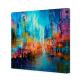 Art Prints Unique Big City Printed Wall Art