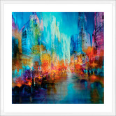 Art Prints Unique Big City Printed Wall Art