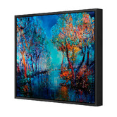 Art Prints Unique Trees by the River Printed Wall Art