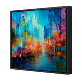 Art Prints Unique Big City Printed Wall Art