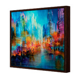 Art Prints Unique Big City Printed Wall Art