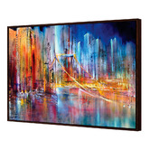 Art Prints Unique City View Printed Wall Art