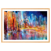 Art Prints Unique City View Printed Wall Art