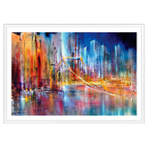 Art Prints Unique City View Printed Wall Art
