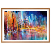 Art Prints Unique City View Printed Wall Art