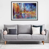 Art Prints Unique City View Printed Wall Art