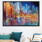 Art Prints Unique City View Printed Wall Art