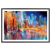 Art Prints Unique City View Printed Wall Art