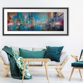 Art Prints Unique City Life Printed Wall Art